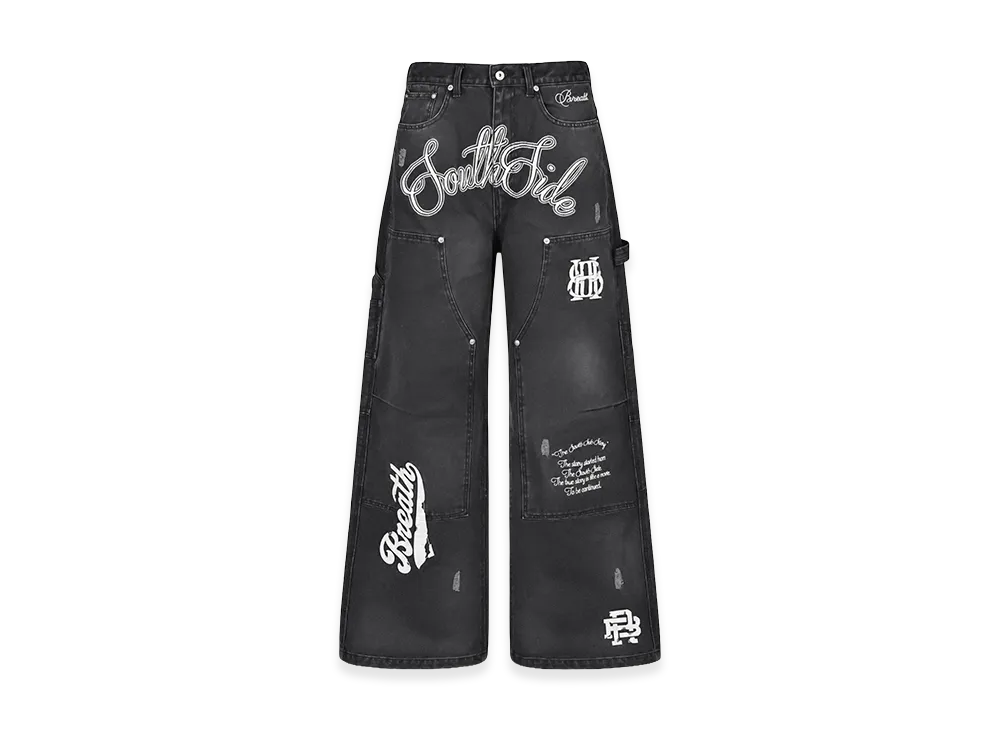 BREATH Bleach Duck Pants "Black"