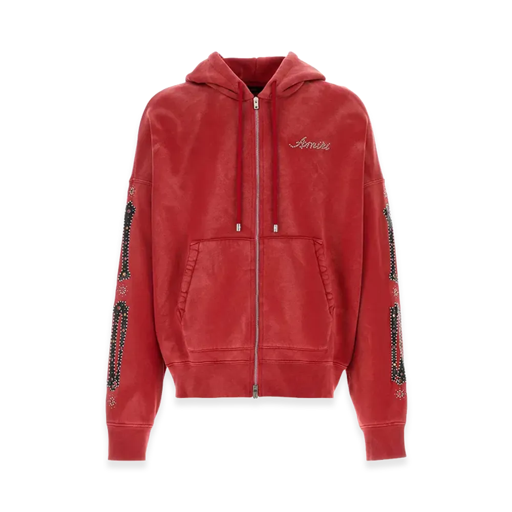 AMIRI Cotton Hoodie "Red"