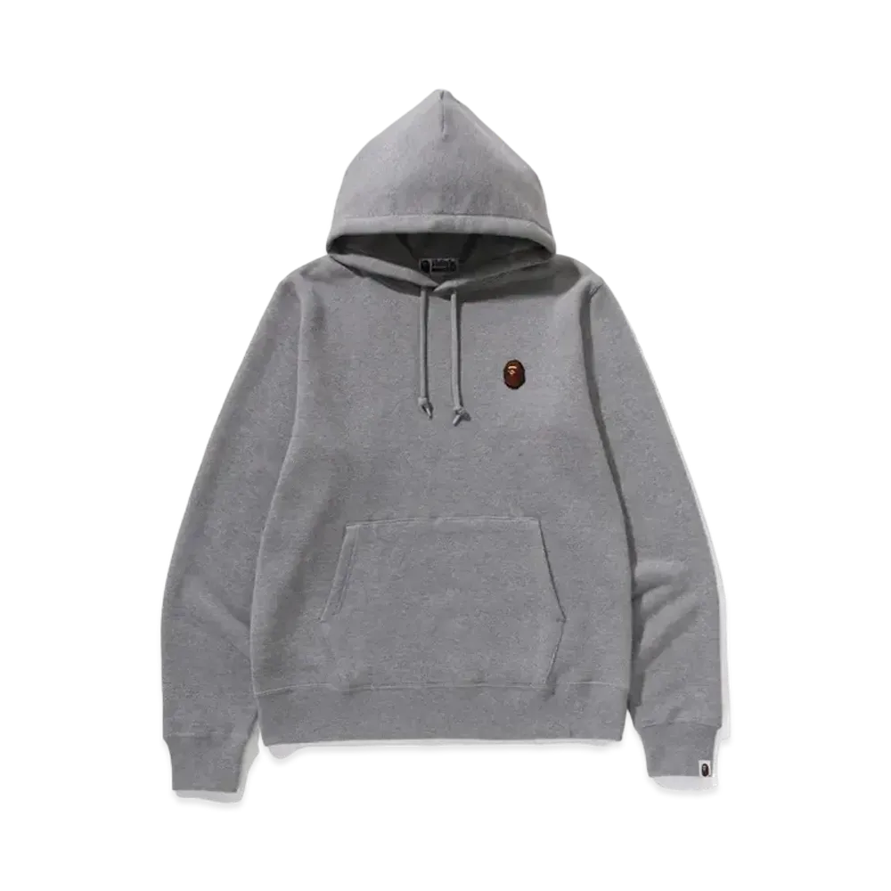 A BATHING APE One Point Pullover Hoodie "Gray"