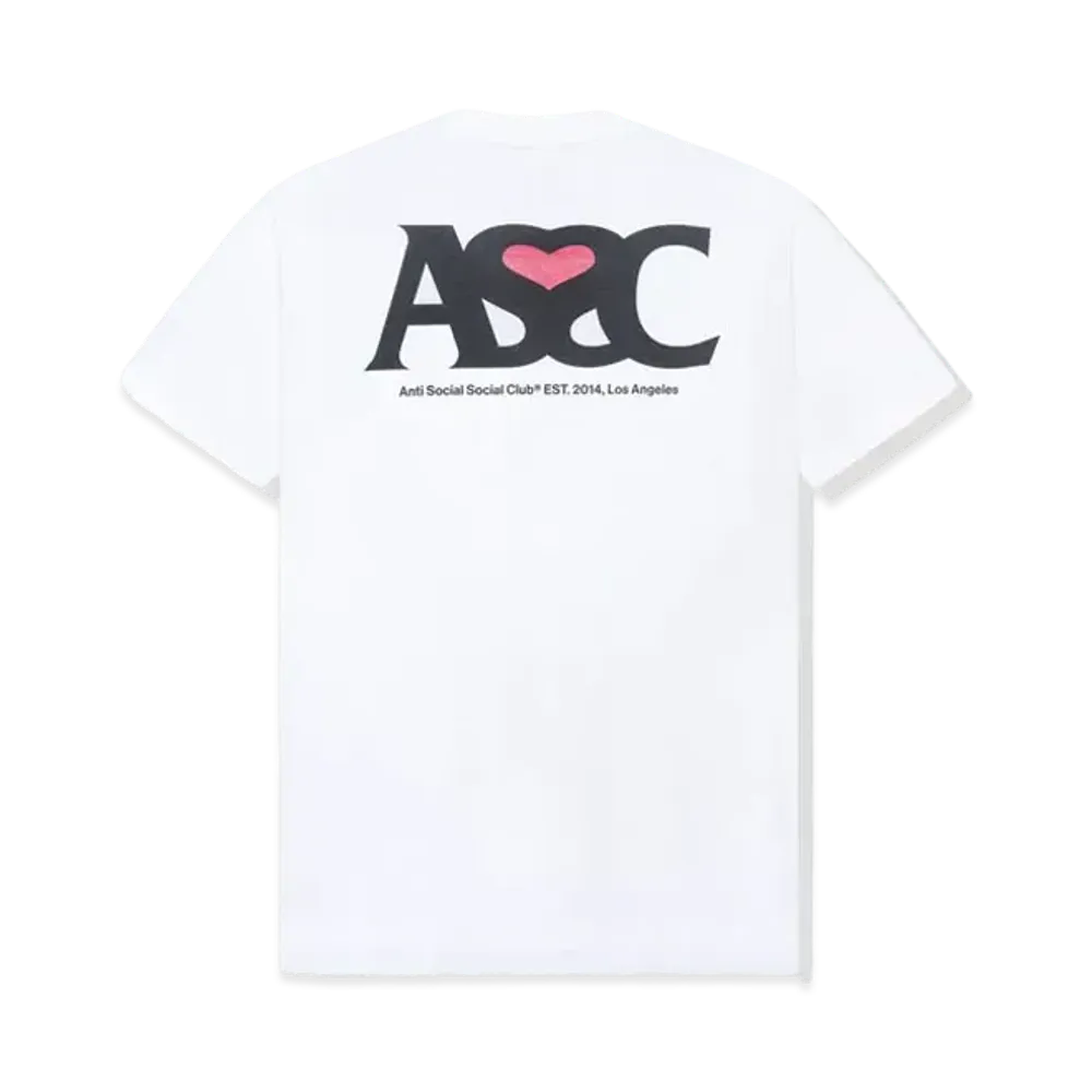 ANTI SOCIAL SOCIAL CLUB FA22 Negative Space White Tee "White"