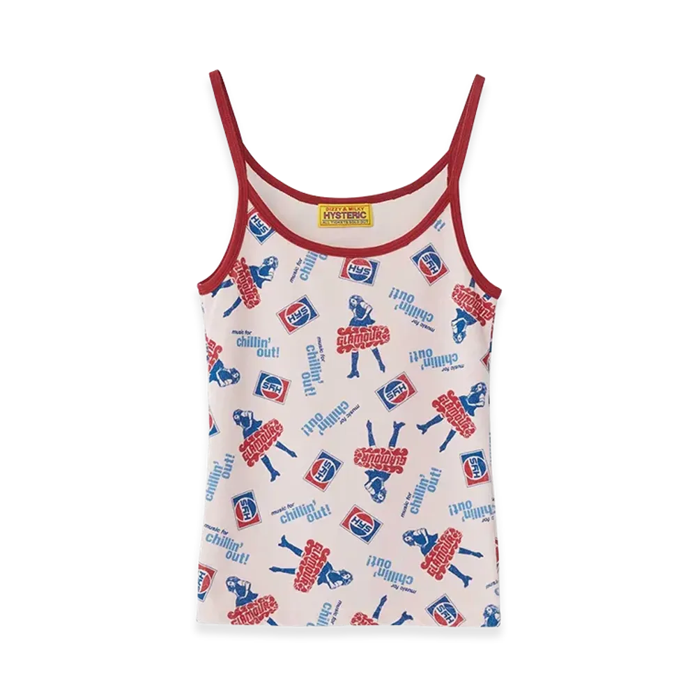 HYSTERIC GLAMOUR Women's Hysteric Glamour Chillin' Out Camisole "Other Pink"