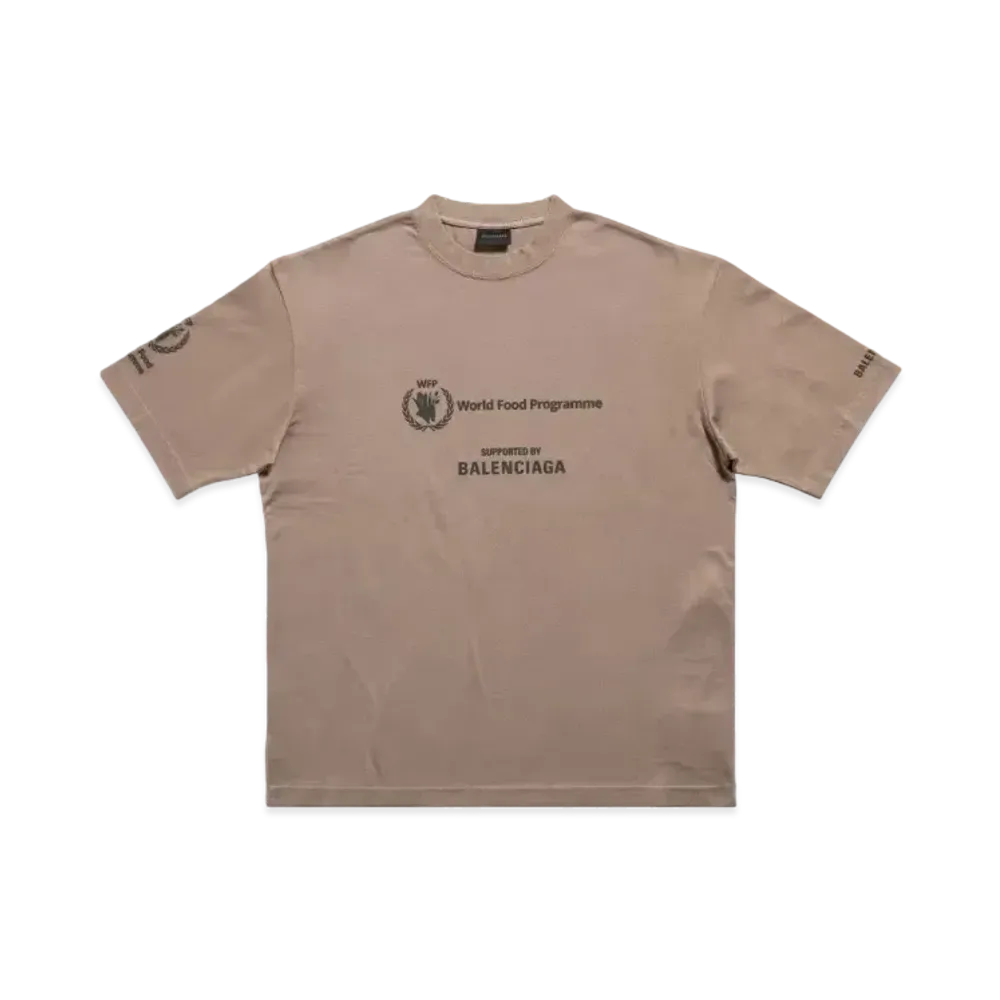 BALENCIAGA WFP T-shirt Medium Fit "Beige"