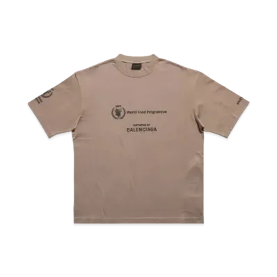 BALENCIAGA WFP T-shirt Medium Fit "Beige"