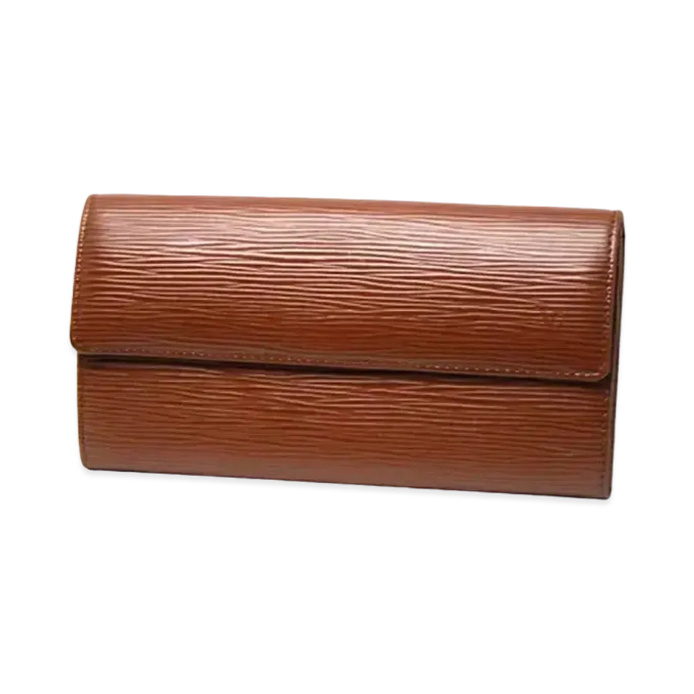 Louis Vuitton Sarah Wallet Epi "Cacao"