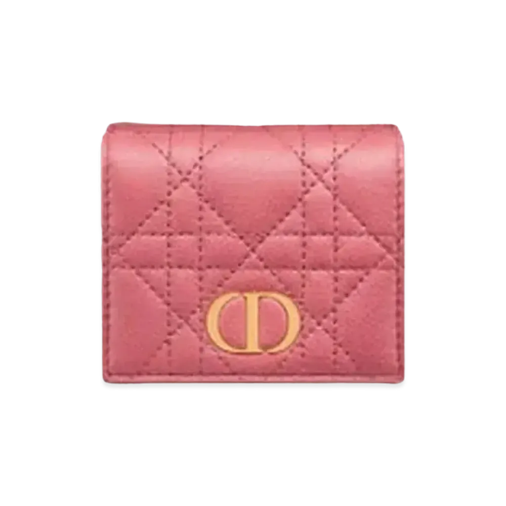 Dior Dior Caro Compact Wallet "Yarrow Pink"