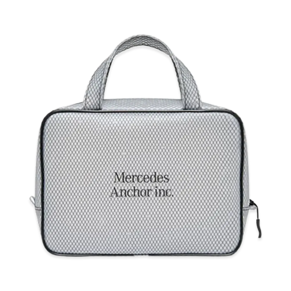 Mercedes Anchor inc. Pvc Mesh Pouch "White"