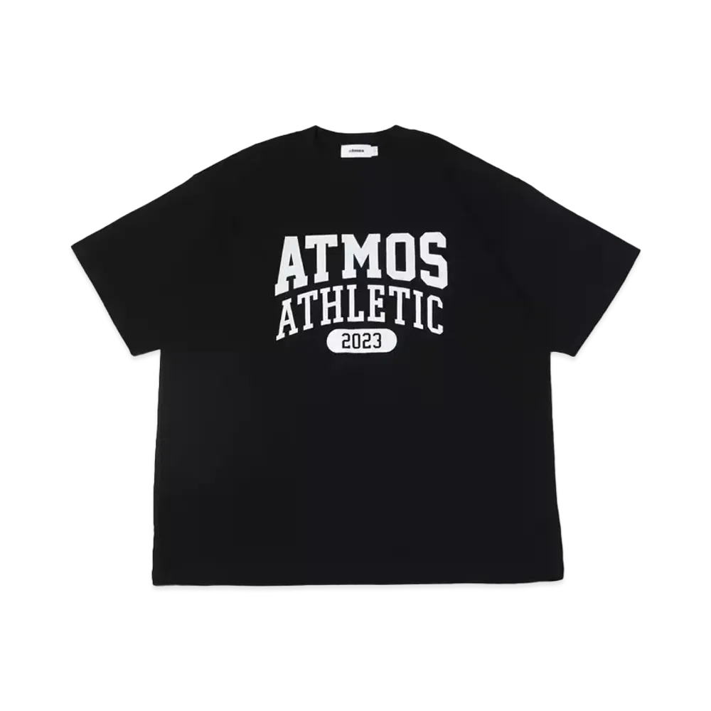 atmos Vintage College Logo T-shirts "Black"