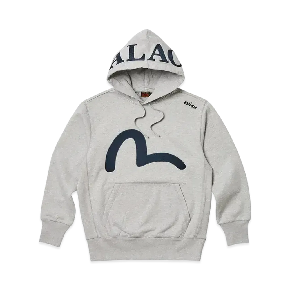 PALACE EVISU Seagull Hood "Grey Marl"