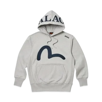 PALACE EVISU Seagull Hood "Grey Marl"