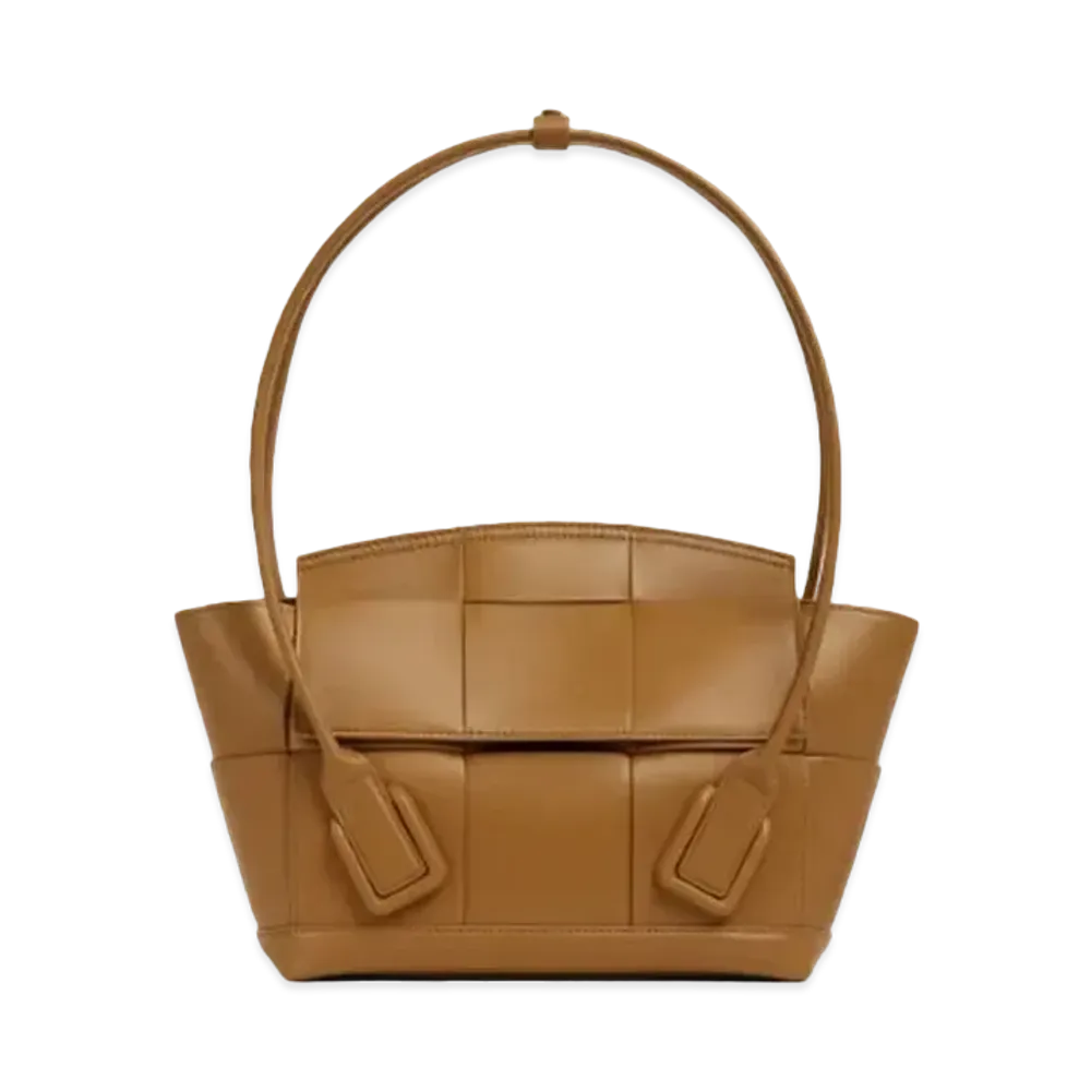 Bottega Veneta Arco Hand Bag "Caramel"
