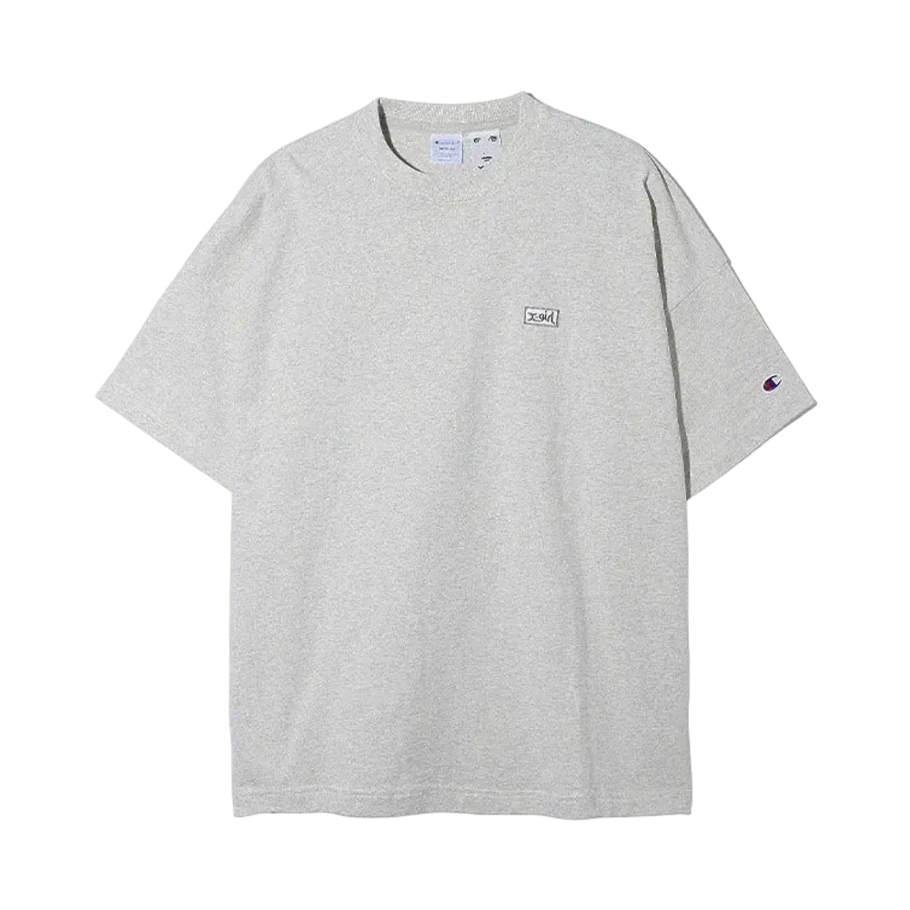 X-Girl X Champion S/S Big Tee Dress "Ash"