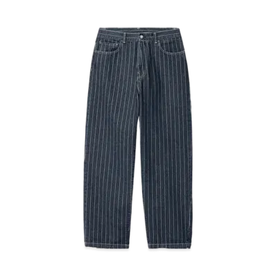 Carhartt WIP Orlean Stripe Pants "Blue/White Stone Washed"