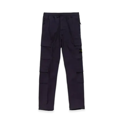 Stone Island 31710 Stretch Cotton Gabardine Pants - 20FW "Marine Blue"