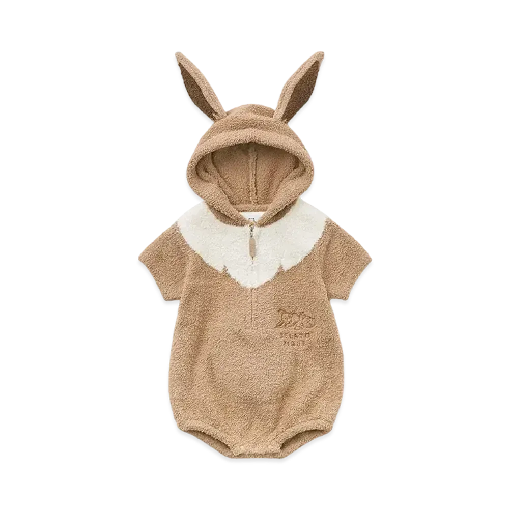 GELATO PIQUE x Pokemon Sleep Baby BebiMoko Eievui Rompers "Camel"