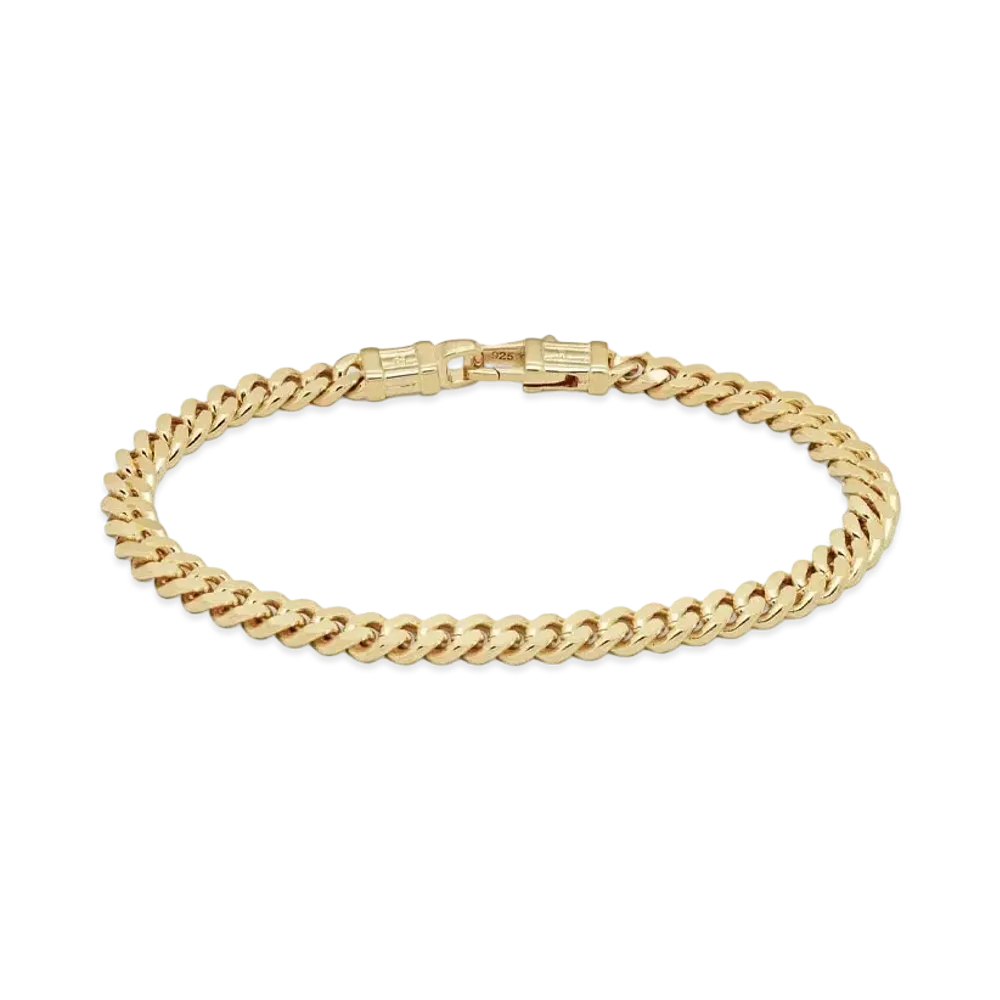 TOMWOOD Curb Bracelet L "Gold"