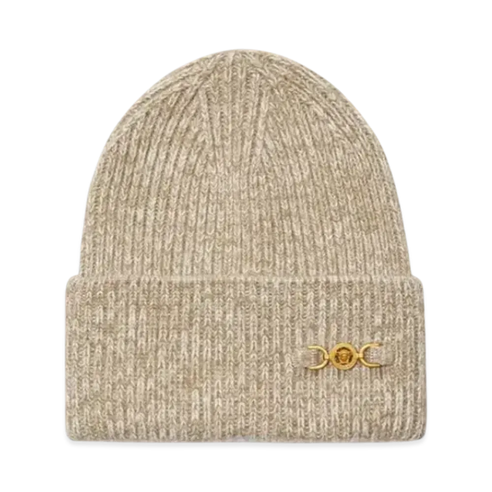 Versace Medusa '95 Knit Beanie "Beige"