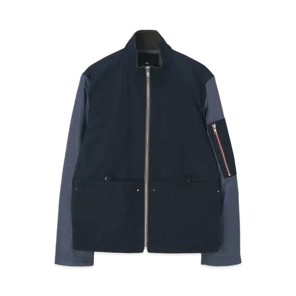 Paul Smith Mix-Up Stand Collar Blouson "Navy"