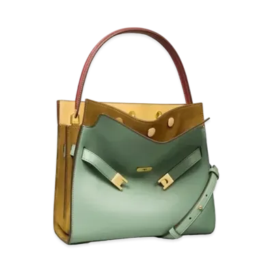 TORY BURCH Lee Radziwill Small Double Bag "Rivulet"