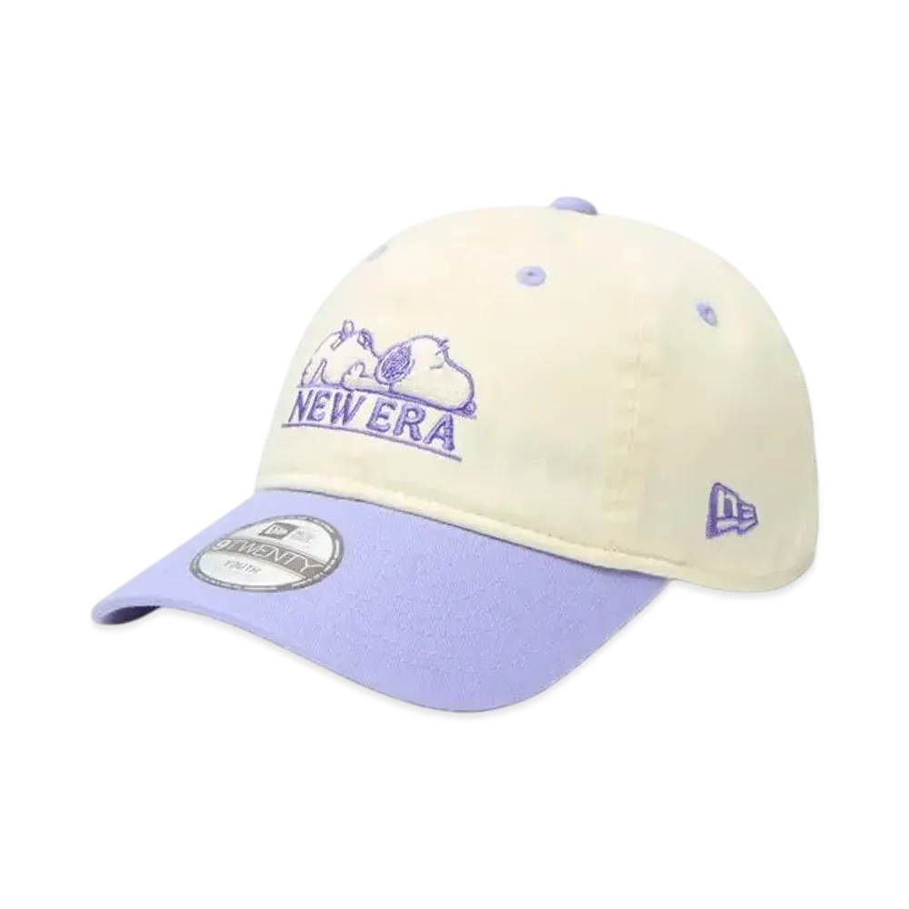 NEW ERA x PEANUTS Youth 9Twenty "Chrome/Lavender"