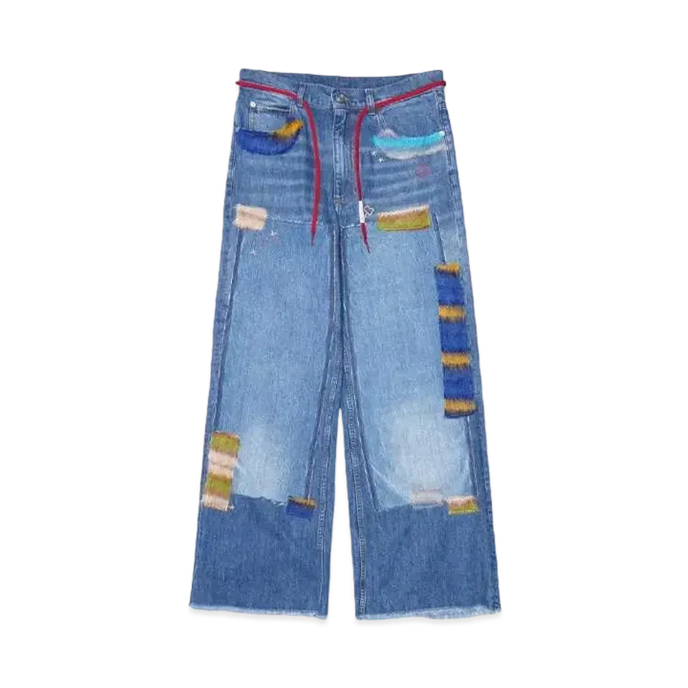 MARNI TROUSERS "IRIS BLUE"