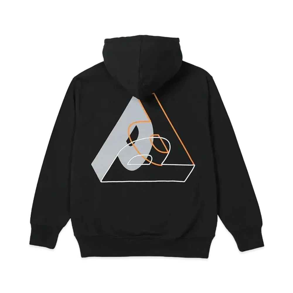 PALACE BIG P HOOD "Black"