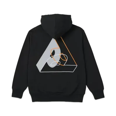 PALACE BIG P HOOD "Black"
