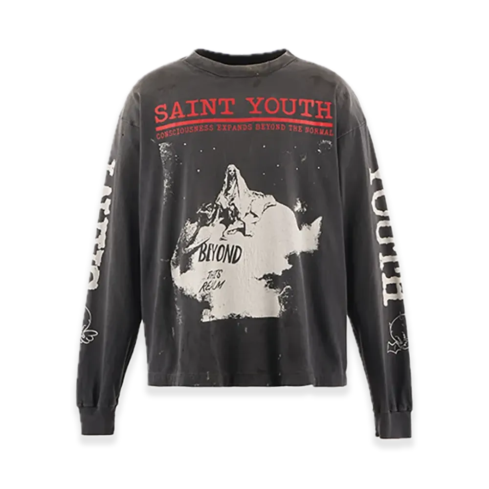 SAINT Mxxxxxx LS Tee Saint Youth "Black"