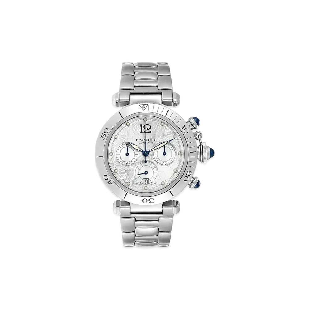 Cartier Pasha 38mm Chronograph SS