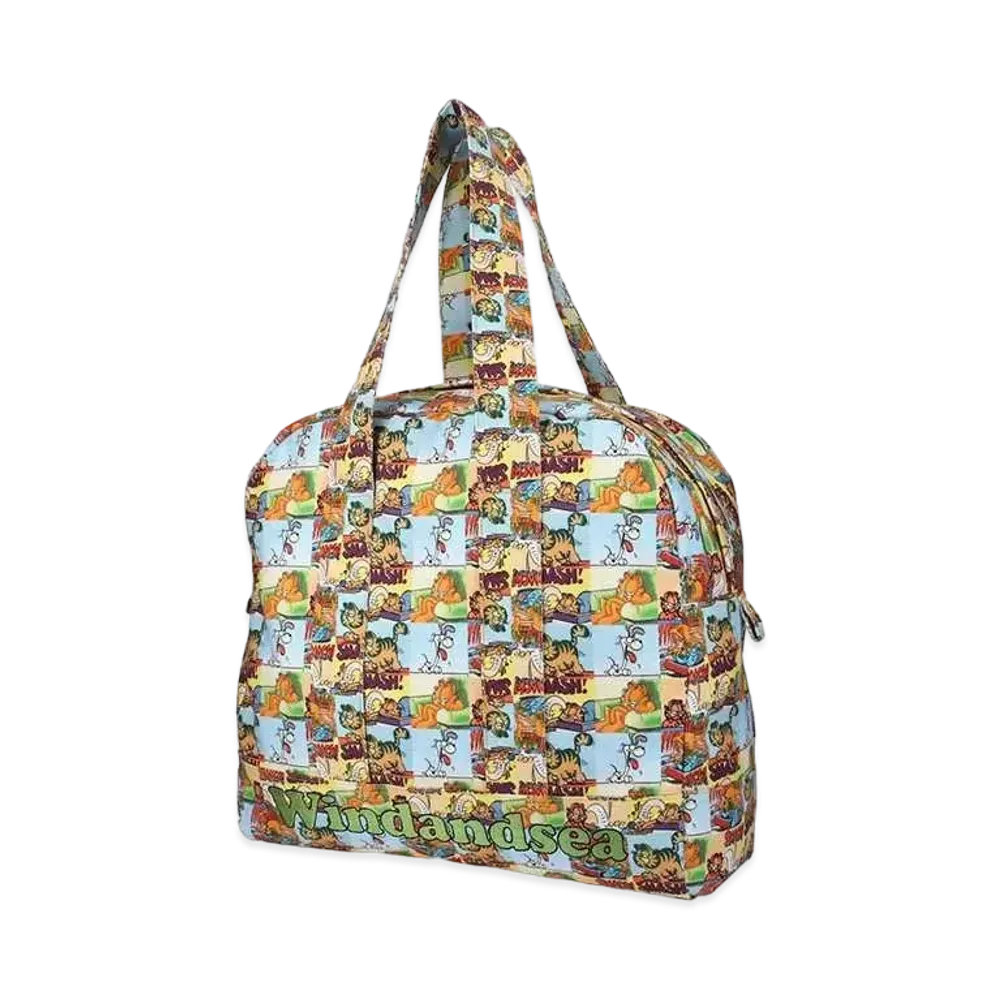 WIND AND SEA x GARFIELD Pattern Tote Bag "Garfield"