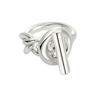 Hermes Croisette Ring PM "Silver"