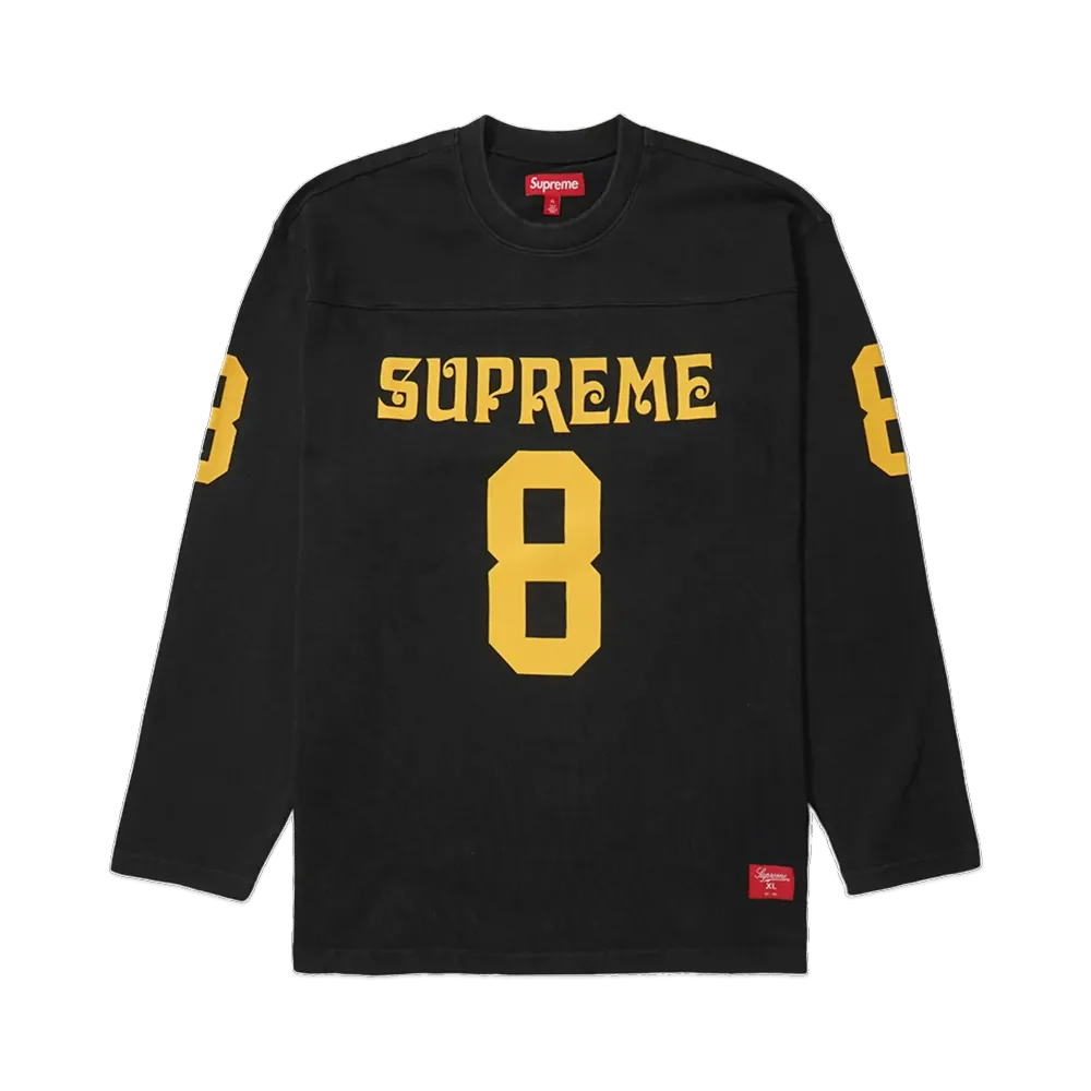 Supreme Affiliated L/S Football Top "Black"