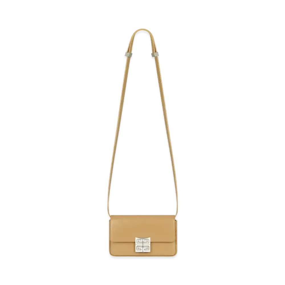 GIVENCHY Small 4G Bag in Box Leather "Cappuccino Beige"