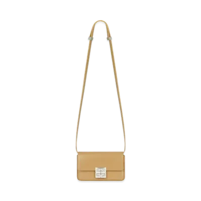 GIVENCHY Small 4G Bag in Box Leather "Cappuccino Beige"