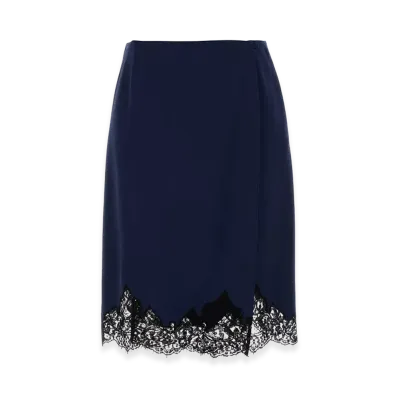 STELLA McCARTNEY Women's Satin Skirt "Blue"