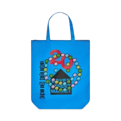 Dover Street Market London x Cactus Plant Flea Market 20th Anniversary Tote "Blue"