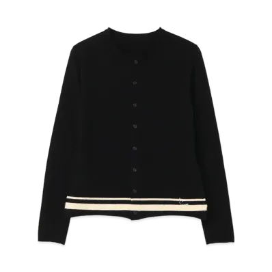 Yohji Yamamoto 12G1P PS EMBROIDERY YOHJI EMBROIDERY CD "Black"