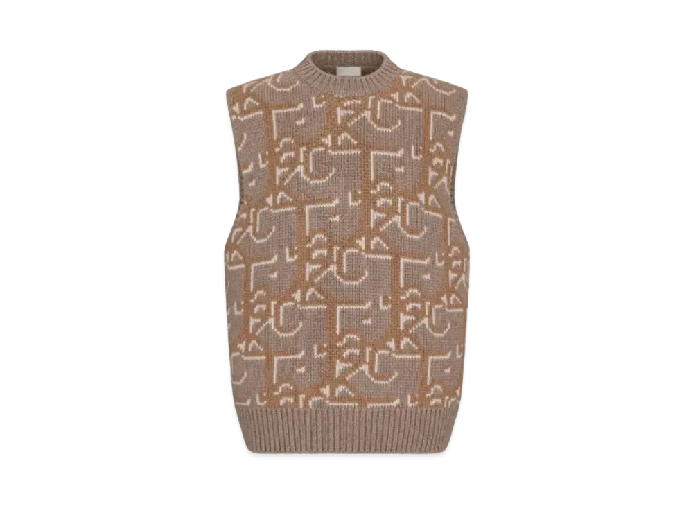 Dior x Cactus Jack Oversize No sleeve Sweater "Brown"