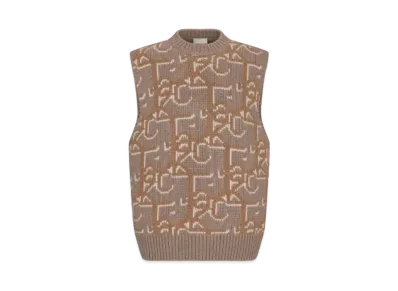 Dior x Cactus Jack Oversize No sleeve Sweater "Brown"