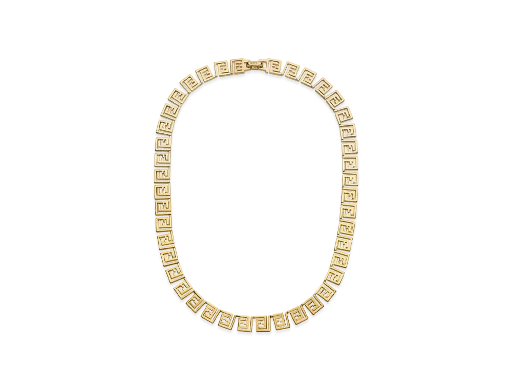 FENDI x Versace Fendace Gold-Colored Necklace "Gold"