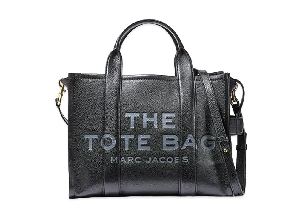 Marc Jacobs The Leather Small Tote Bag "Black"
