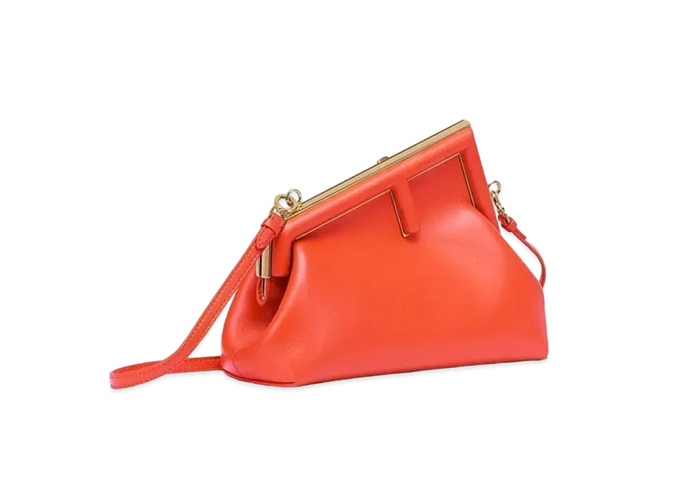 FENDI First Small Leather Bag "Red"