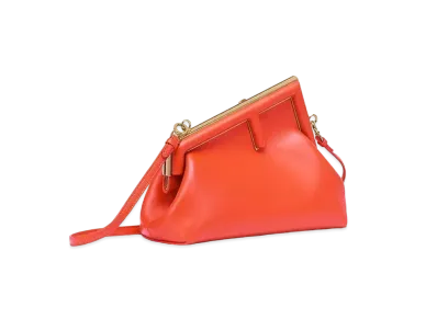 FENDI First Small Leather Bag "Red"