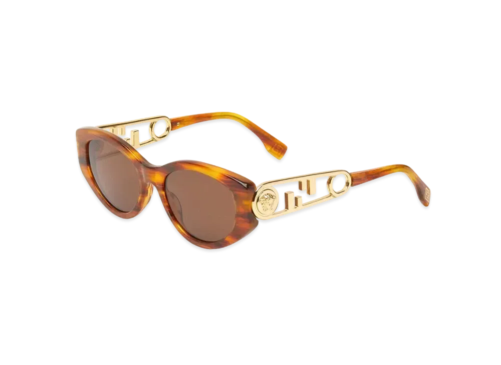 FENDI x Versace Fendace Havana Acetate Sunglasses "Brown"