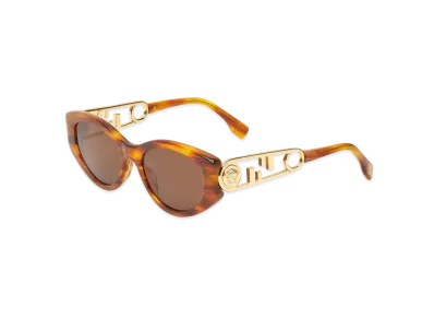 FENDI x Versace Fendace Havana Acetate Sunglasses "Brown"