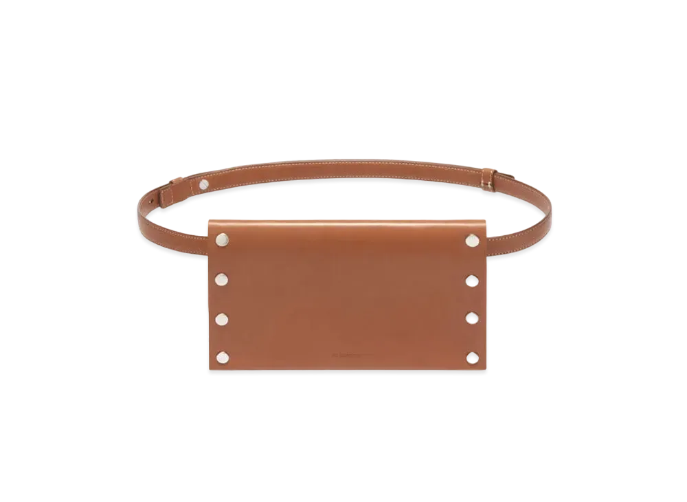Jil Sander Rivet Wallet Belt "Brown"