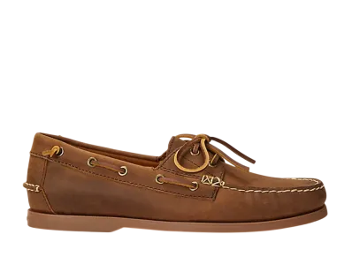 Polo Ralph Lauren Merton Leather Boat Shoe "Deep Saddle"