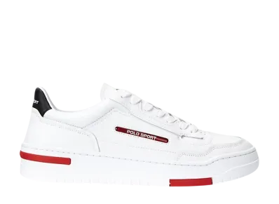 Polo Sport Ralph Lauren PS300 Leather Sneaker "White"
