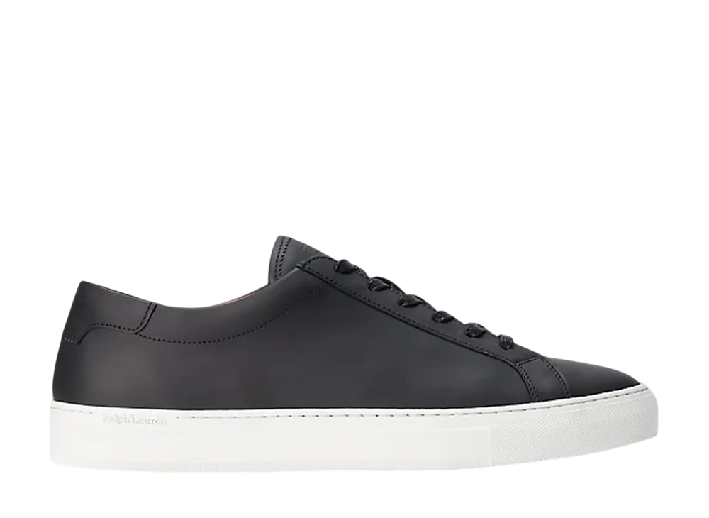 Polo Sport Ralph Lauren Jermain Leather Sneaker "Black"