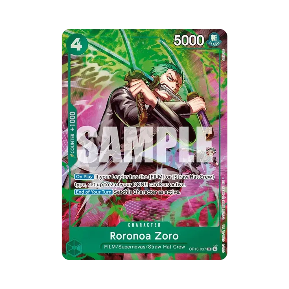 Roronoa Zoro TR [OP13-037][EN](Booster Pack "ADVENTURE ON KAMI’S ISLAND")