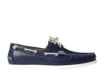 Polo Ralph Lauren Merton Leather Boat Shoe "Newport Navy"